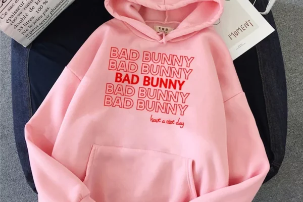 Bad Bunny Merch A Fusion of Music and Fashion Bad Bunny Have A Nice Day Hoodies