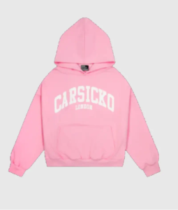 Carsicko brand and its impact on youth CARSICKO-LONDON-CLASSIC-HOODIE-PINK-255x300