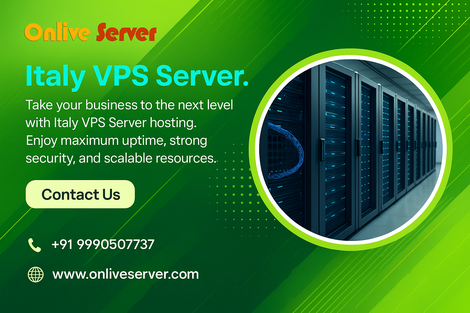 Italy VPS Server Power, flexibility and security to contemporary businesses