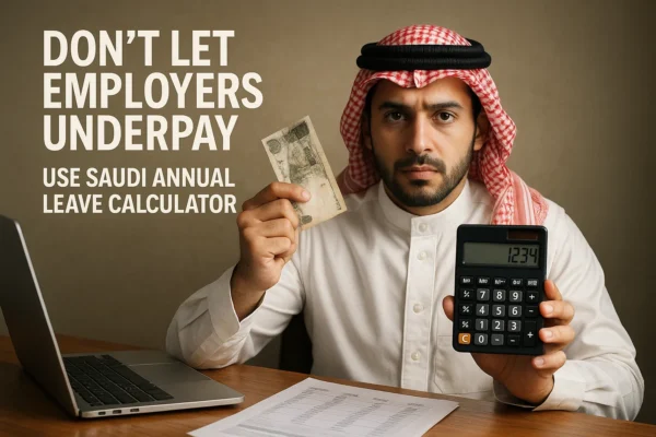 Don’t Let Employers Underpay – Use Saudi Annual Leave Calculator Don’t Let Employers Underpay – Use Saudi Annual Leave Calculator