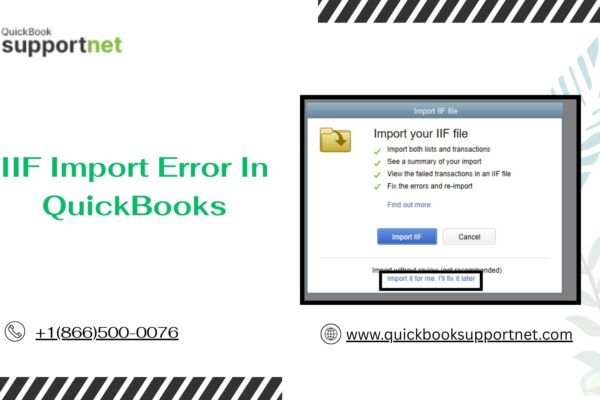 Fix QuickBooks IIF Import Error: Easy Desktop Solutions IIF Import error in QuickBooks