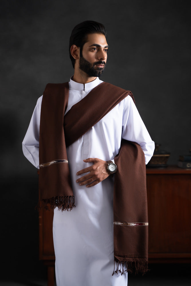 men shawl black