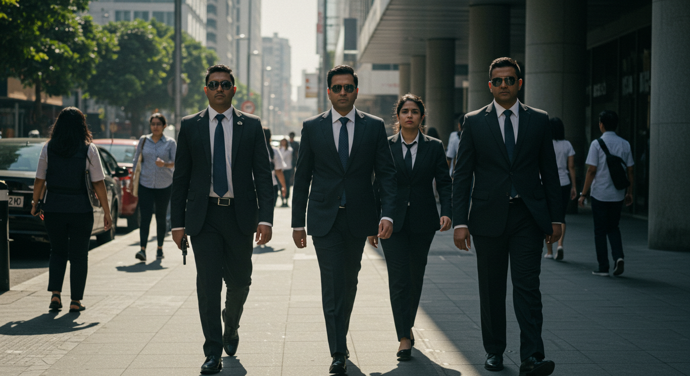 professional executive security guard