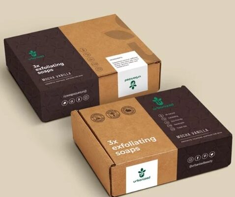 Custom Soap Boxes: 15 Expert Insights for Packaging Success Eco-friendly custom soap box with kraft paper and floral print.