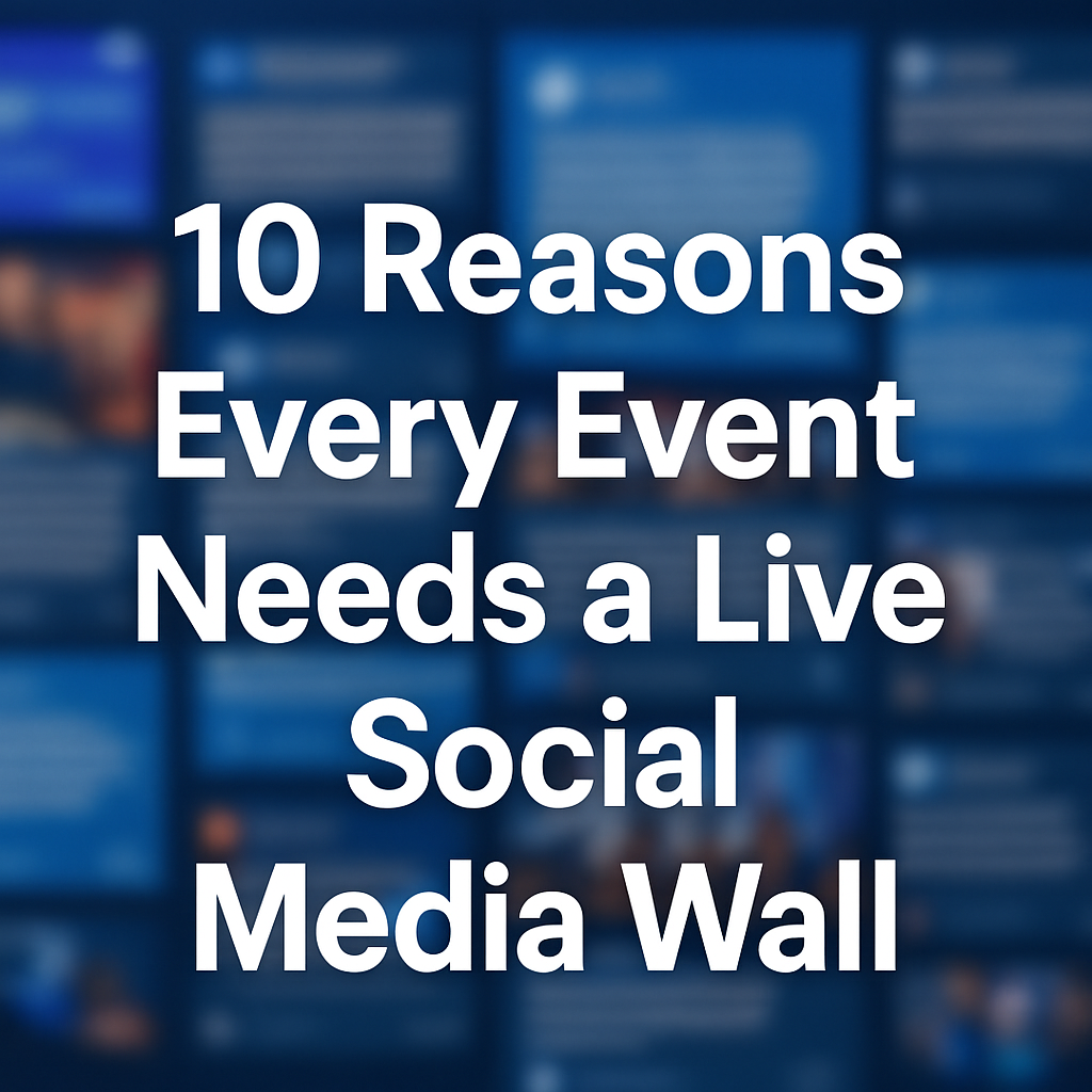 live social media wall